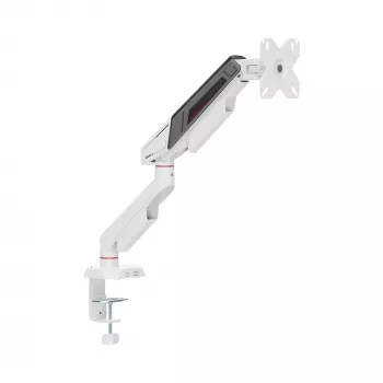 White Shark KHUFU-I GMS-3210 Jednostanowiskowy uchwyt biurkowy do monitorów 17 inch-32 inch, czarny