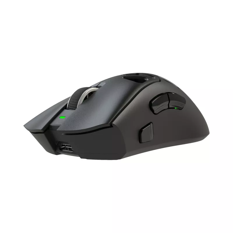White Shark MORIEN WGM-5025 Czarna przewodowa optyczna mysz gamingowa, 7200 DPI, 7 programowalnych przycisków, podświetlenie RGB, dla praworęcznych