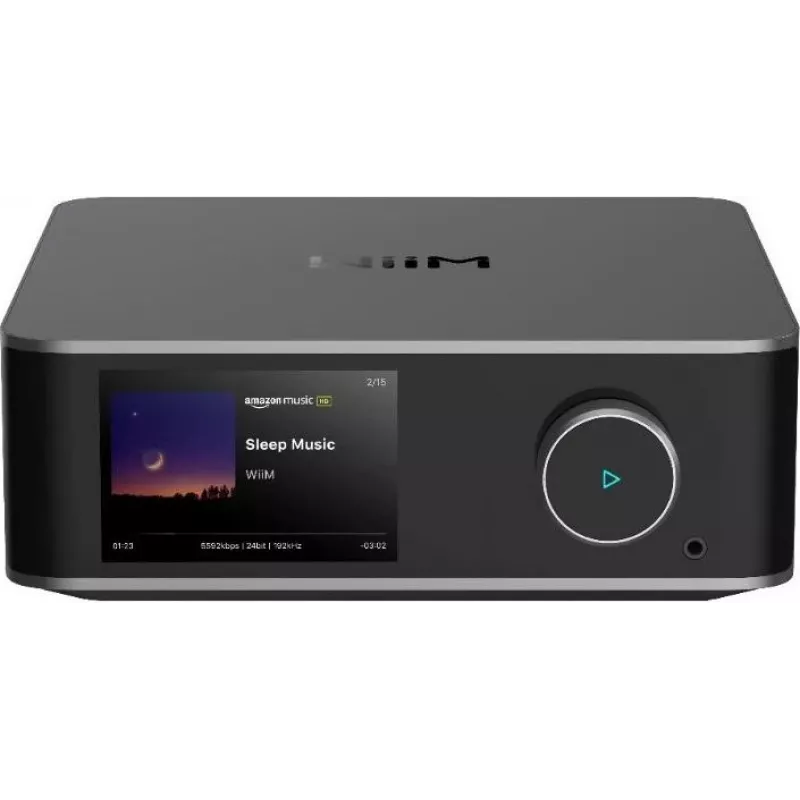 WiiM Ultra Dark Grey - Hi-Res Music Streamer i Odtwarzacz Sieciowy z Przedwzmacniaczem, HDMI ARC, Phono MM