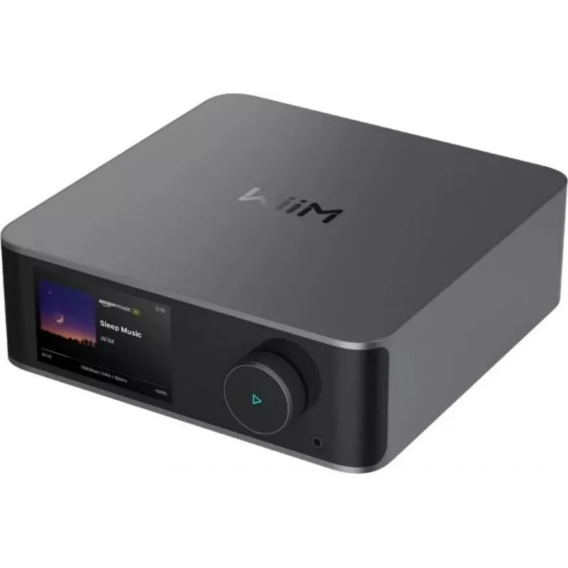 WiiM Ultra Dark Grey - Hi-Res Music Streamer i Odtwarzacz Sieciowy z Przedwzmacniaczem, HDMI ARC, Phono MM
