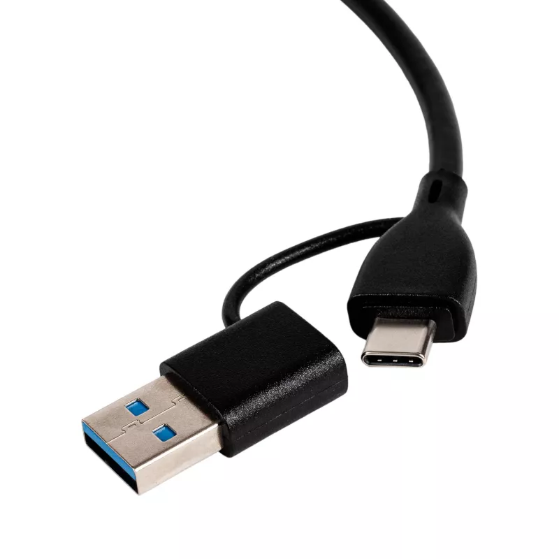 WINX CONNECT Simple Hub USB/Type-C, 3x USB-A 5Gbps + USB-C PD 100W, Kosmiczna szarość