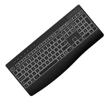 WINX DO Business Podświetlany Przewodowy Zestaw Klawiatura i Mysz – Pełnowymiarowa Membranowa, Rainbow LED, Regulowana DPI, Odporna na Zalanie, USB Plug & Play
