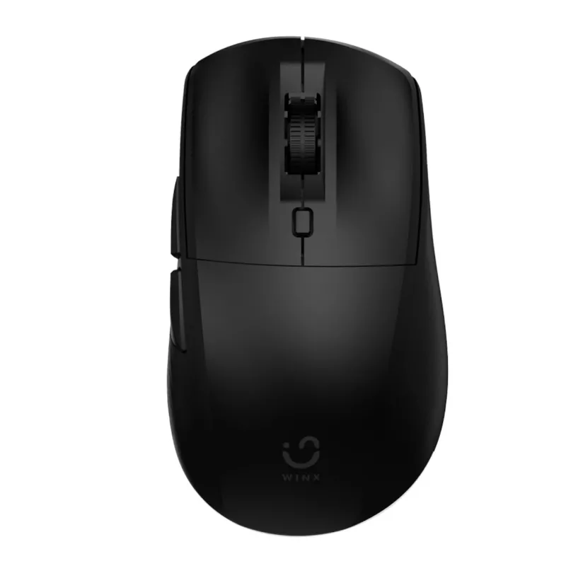 WINX DO Business Podświetlany Bezprzewodowy Zestaw Klawiatura i Mysz - Pełnowymiarowy, Ładowalny, Ciche Klawisze Nożycowe, Regulowana DPI, Ładowanie USB-C, Czarny