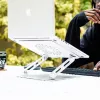 WINX DO Ergo Wielofunkcyjna Podstawka pod Laptopa, Aluminium, Srebrna, 10-17 inch, Składana, Regulacja Wysokości i Kąta