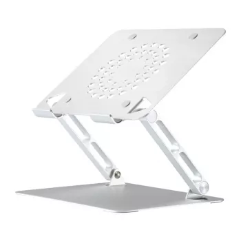 WINX DO Ergo Wielofunkcyjna Podstawka pod Laptopa, Aluminium, Srebrna, 10-17 inch, Składana, Regulacja Wysokości i Kąta