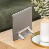 WINX DO Ergo Pionowa Podstawka pod Laptopa - Aluminium Space Grey, Regulowana Szerokość 10-30mm, Antypoślizgowa, Organizer na Biurko