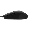 WINX DO ESSENTIAL Mysz przewodowa - 1000 DPI optyczna, USB, oburęczna, czarna