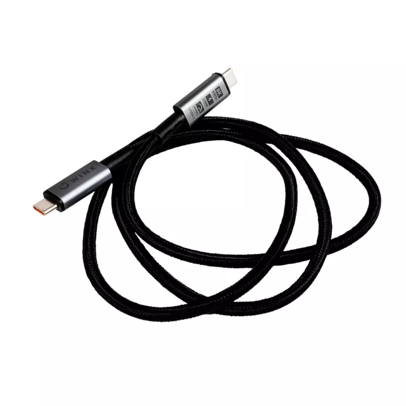 WINX LINK Pro Type-C 1m Kabel 100W PD USB 2.0 480Mbps Czarny
