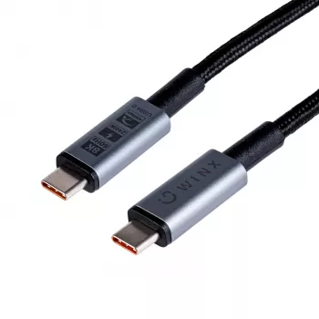 WINX LINK Pro Type-C 1m Kabel 100W PD USB 2.0 480Mbps Czarny