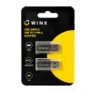 WINX LINK Simple USB na Type-C Adapter Zestaw podwójny (USB-A męski na USB-C żeński, 5Gbps, 15W, Space Grey, 2 szt.)