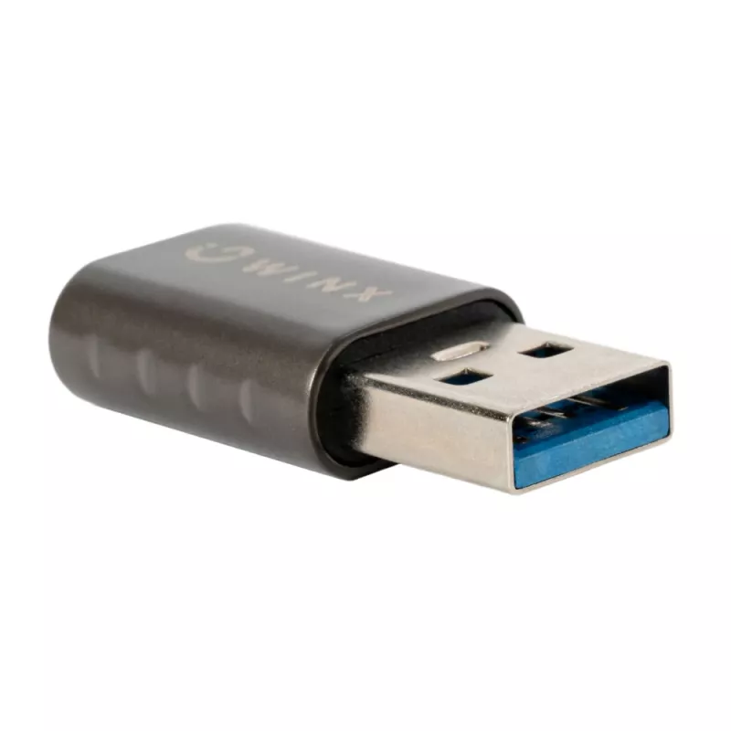 WINX LINK Simple USB na Type-C Adapter Zestaw podwójny (USB-A męski na USB-C żeński, 5Gbps, 15W, Space Grey, 2 szt.)