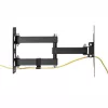 WINX MOUNT Pro Uchwyt telewizyjny Full Motion do telewizorów 32-70 cali, dwuramienny, 40kg, VESA do 600x400, czarny