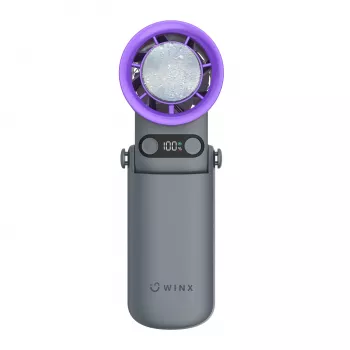 WINX MOVE Cool Wysokoobrotowy Wentylator Ręczny - 10 000 RPM, 3 prędkości, ładowanie USB-C, 2000 mAh, Biały