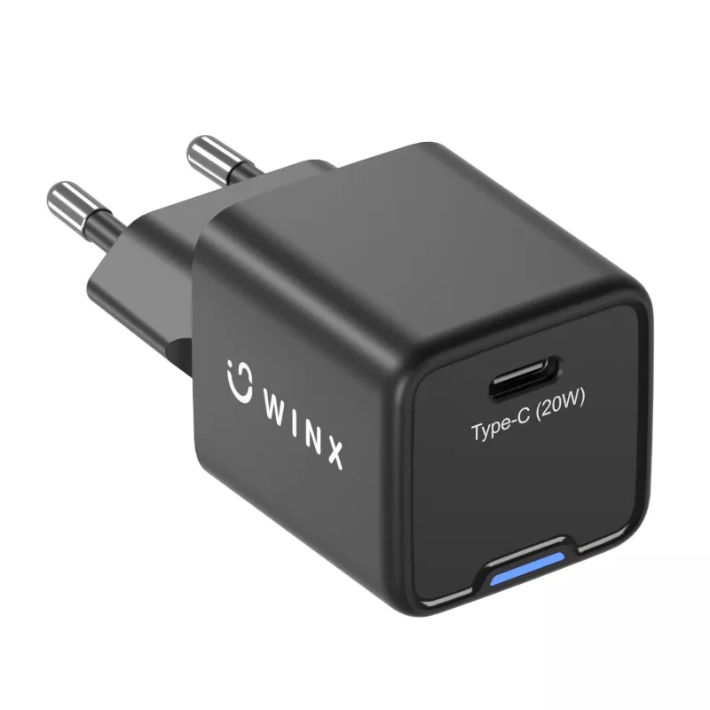 WINX POWER Essential Type-C 20W GaN ładowarka ścienna - Biała