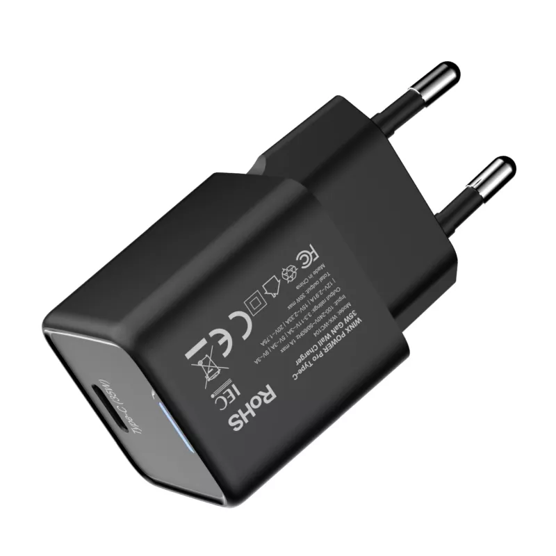 WINX POWER Szybka ładowarka ścienna Type-C 35W GaN