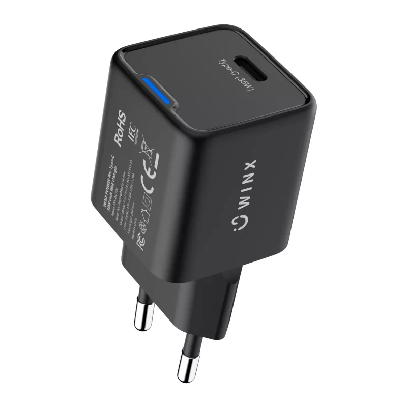 WINX POWER Szybka ładowarka ścienna Type-C 35W GaN