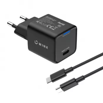 WINX POWER Szybka ładowarka ścienna Type-C 35W GaN