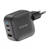 WINX POWER Max 65W GaN ładowarka ścienna - 2x USB-C PD, 1x USB-A QC, czarna