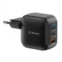 WINX POWER Max 65W GaN ładowarka ścienna - 2x USB-C PD, 1x USB-A QC, czarna