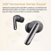 WINX VIBE More Adaptive ANC Earpods Bezprzewodowe Słuchawki Bluetooth 5.3 z Podwójnym Mikrofonem ENC, Trybem Gry, IPX4, Etui Ładującym USB-C, 30H Całkowitego Czasu Odtwarzania, Czarny
