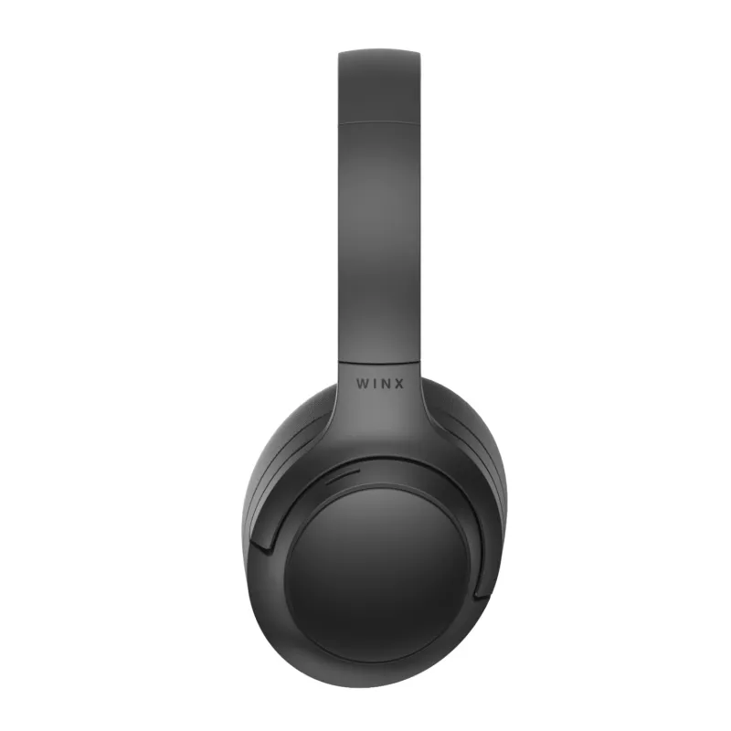 WINX VIBE Pure 2 Hybrid ANC Słuchawki nauszne z Bluetooth 5.3, baterią 30h, składaną konstrukcją - Czarny