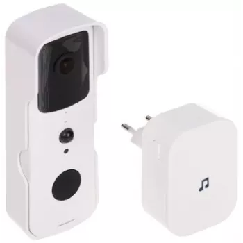Bezprzewodowy dzwonek do drzwi z kamerą ATLO V2 – 1080p Full HD, 166° szeroki kąt, IP65, podwójne zasilanie, Tuya Smart