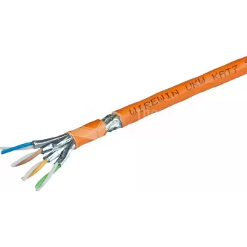 Wirewin VKW SFTP K7 LSOH3 250SXB Cat.7 S/FTP Kabel zbiorczy 250m Pomarańczowy
