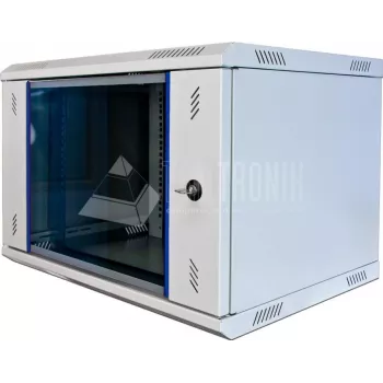 Szafa rackowa ścienna Wirewin WCAB PS2 600X600X4U 4U 19 inch Szara