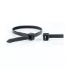 WKK opaski kablowe nylonowe czarne stabilizowane UV 100 x 2,5 mm, 100 sztuk