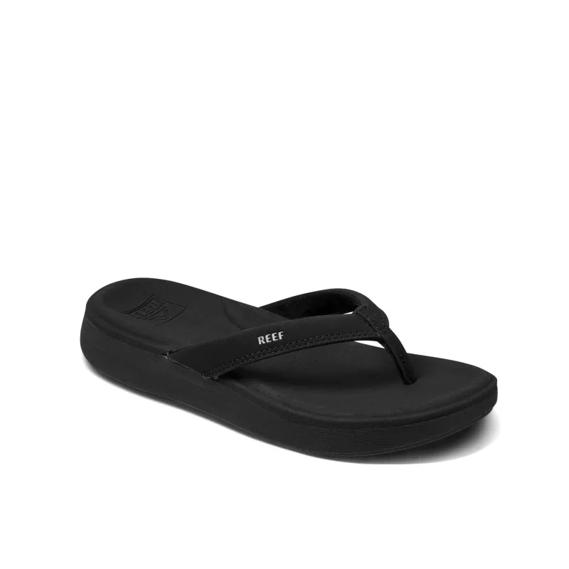 Kapcie damskie Reef Cushion Cloud Black