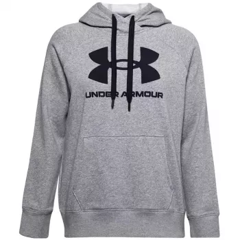 Damski bluza z kapturem Under Armour Rival Fleece Logo w kolorze Mod Gray