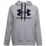 Damski bluza z kapturem Under Armour Rival Fleece Logo w kolorze Mod Gray