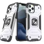 Wozinsky Apple iPhone 13 Ring Armor Case z podstawką, wytrzymała obudowa, srebrny