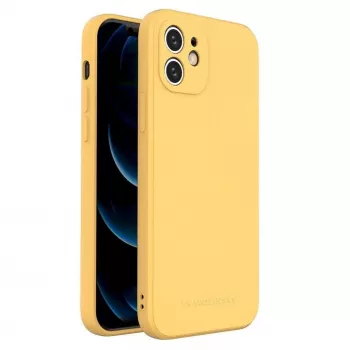 Wozinsky Apple iPhone XS Max Silikonowe Etui Żółty