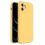 Wozinsky Apple iPhone XS Max Silikonowe Etui Żółty