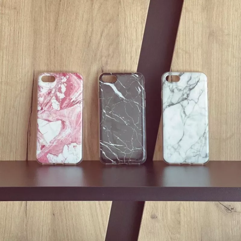 Etui Wozinsky Black Marble TPU do Samsung A73