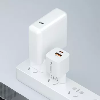 Wozinsky CMWCW 20W USB-C / USB-A Ładowarka ścienna - Biała