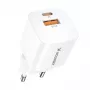 Wozinsky CMWCW 20W USB-C / USB-A Ładowarka ścienna - Biała