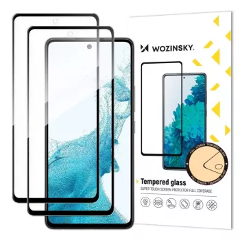 Wozinsky Full Glue Szkło hartowane do Samsung Galaxy A57 (2 szt.)