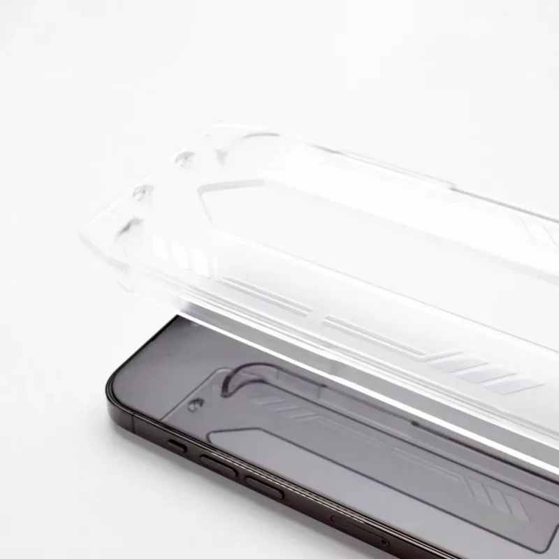 Wozinsky Premium Glass 9H Hartowane Szkło Ochronne z Ramką Montażową do Apple iPhone 13 Pro Max - Czarny