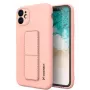 Wozinsky Samsung Galaxy A52s 5G / A52 5G / A52 4G Etui z Uchwytem Silikonowa Pokrowiec Różowy