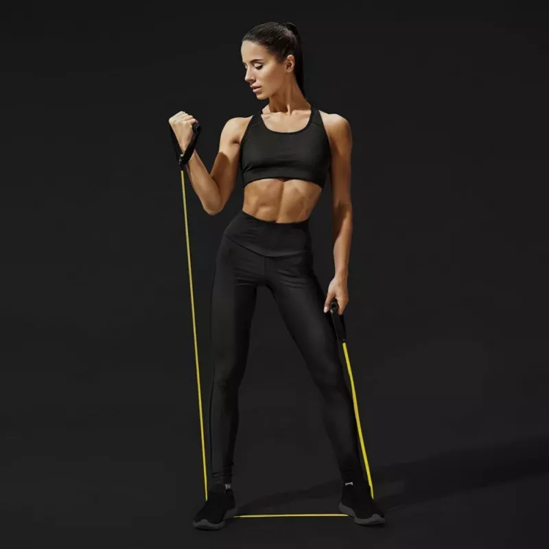 Wozinsky Zestaw 5 taśm fitness do ćwiczeń ekspander + akcesoria (WRTS5-01)