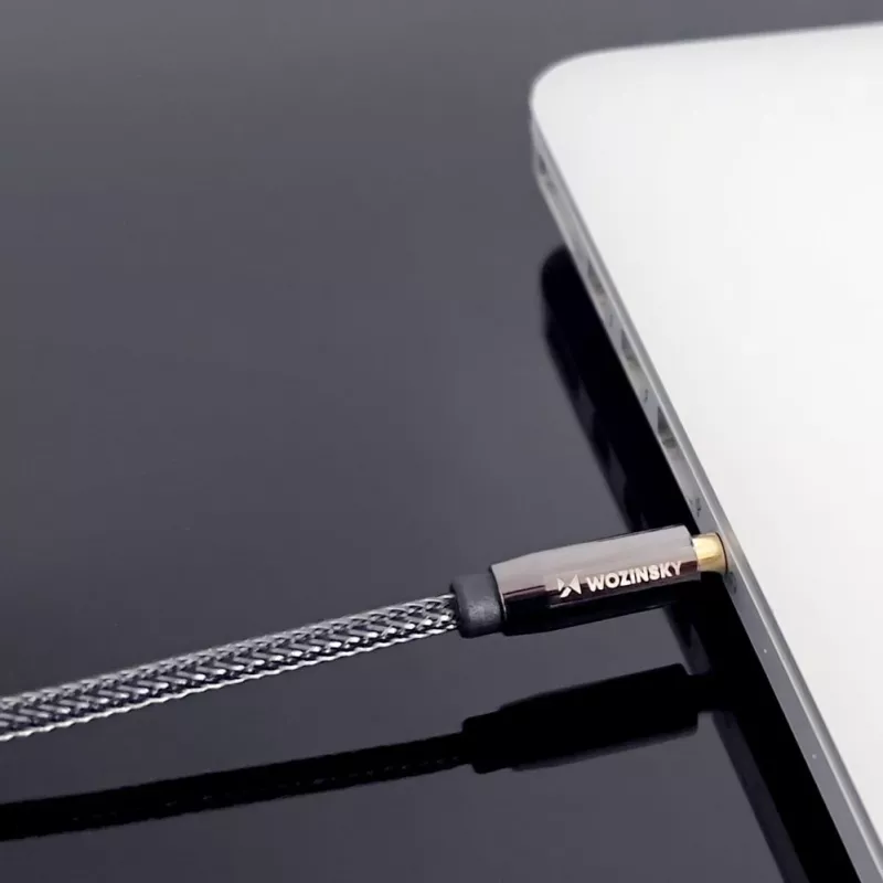 Wozinsky USB-C do USB-C Kabel 3m Czarny 60W PD Szybkie Ładowanie i Synchronizacja Danych