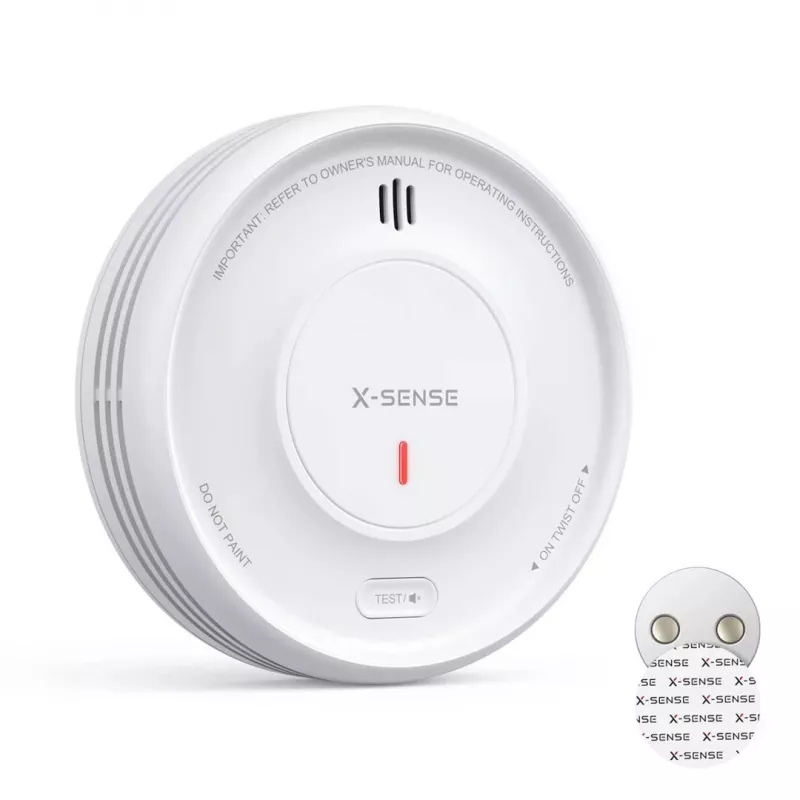 X-Sense XS0D-MR61 Połączony czujnik dymu fotoelektryczny z bramą, kompatybilny z aplikacją, bateria 10-letnia