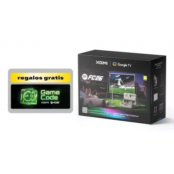 XGIMI MoGo 4 LED Match Night Bundle z Google TV, ekranem, etui, statywem, filtrem, kodem FC26 (WK08K-5)