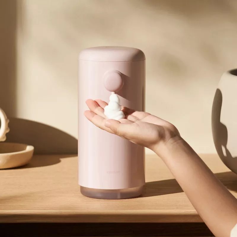 Xiaomi Automatyczny Dozownik do Mydła - Różowy (Edytcja Kolorowa) | Bezdotykowy Dozownik do Pianki do Mycia Rąk