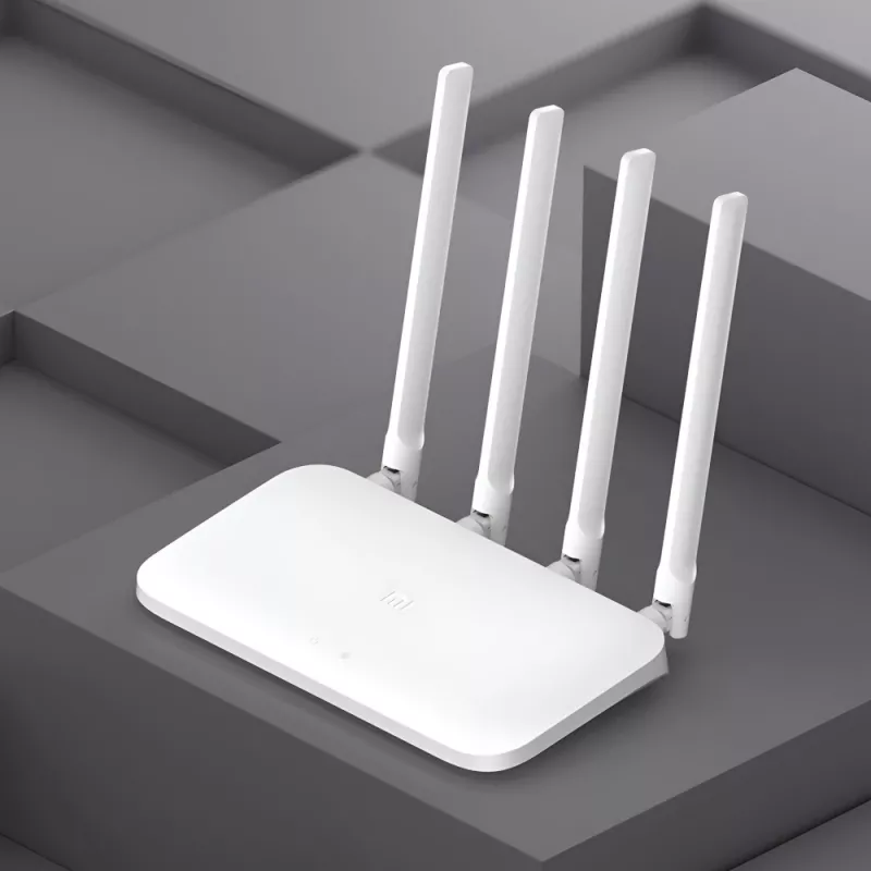 Xiaomi Mi Router 4C Wi-Fi 4 Wireless Router (2.4GHz, 300 Mbps, 4 Antennas, 3x Fast Ethernet) White