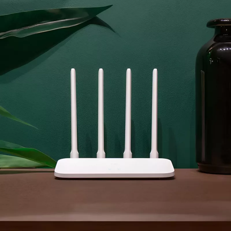Xiaomi Mi Router 4C Wi-Fi 4 Wireless Router (2.4GHz, 300 Mbps, 4 Antennas, 3x Fast Ethernet) White