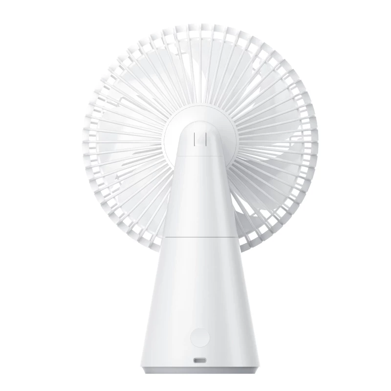 Xiaomi Rechargeable Mini Fan BHR6089GL 2000mAh USB przenośny wentylator ręczny z odłączaną podstawą, 4 prędkości, silnik bezszczotkowy, biały