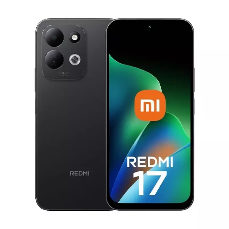Xiaomi Redmi 17 4G Dual SIM, 4GB RAM, 256GB pamięci, 6,7 cala IPS LCD, aparat 50MP, 5000mAh, czarny